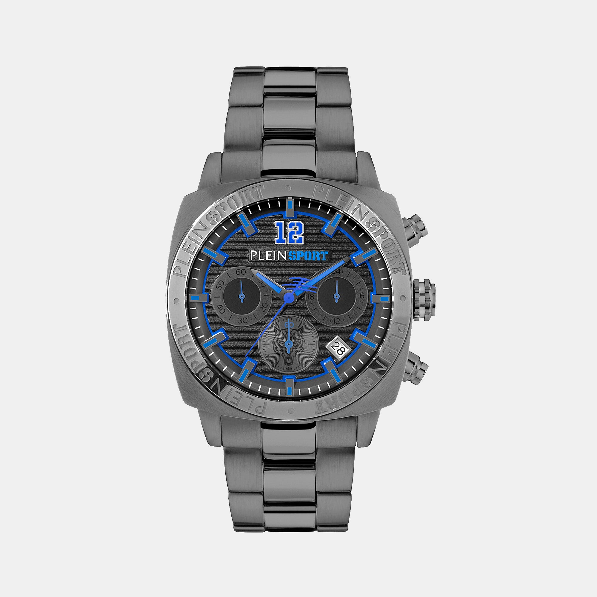 Plein Sports Round Black Chronograph watch