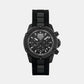Plein Sports Round Black Chronograph watch