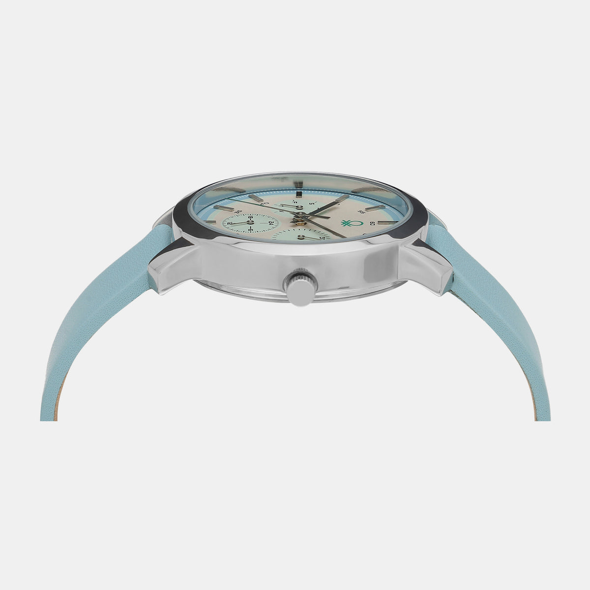 UCB Leather Blue watch