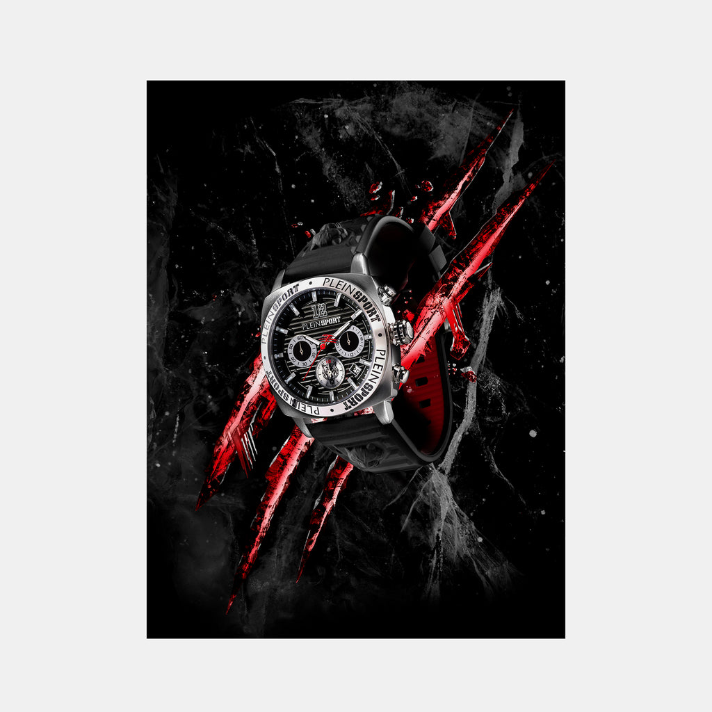 Plein Sports Silicone Black watch