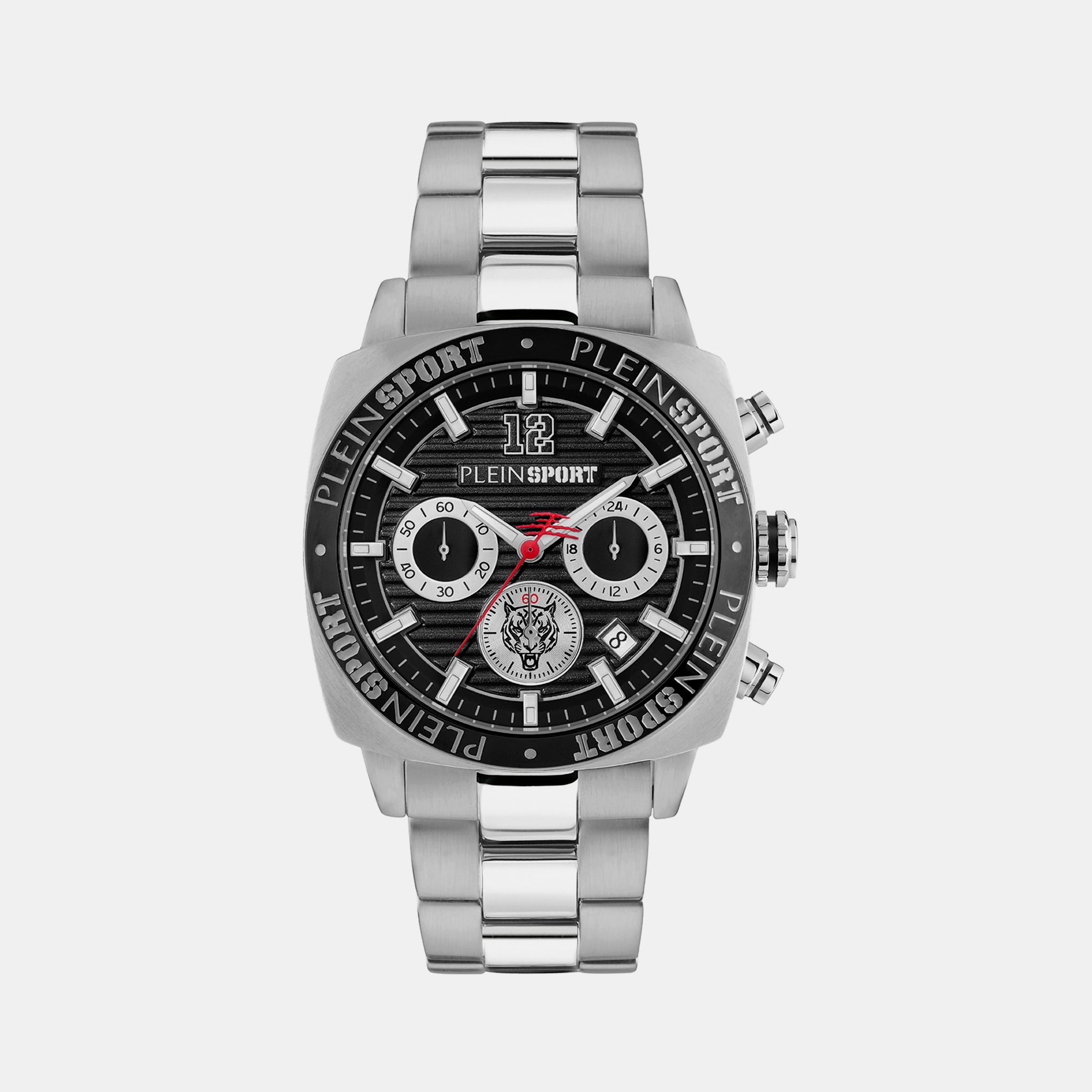 Plein Sports Round Black Chronograph watch