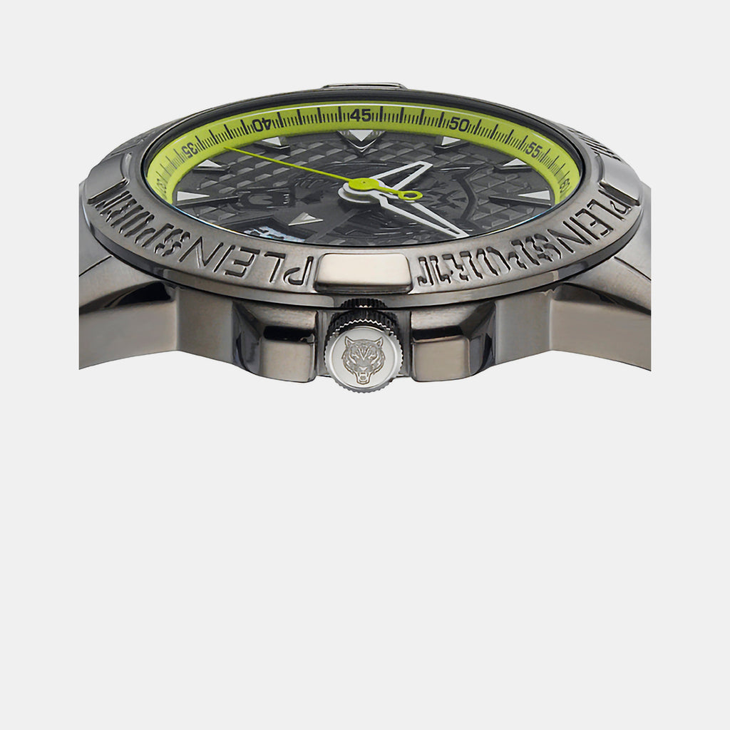 Plein Sports Men Round Black watch
