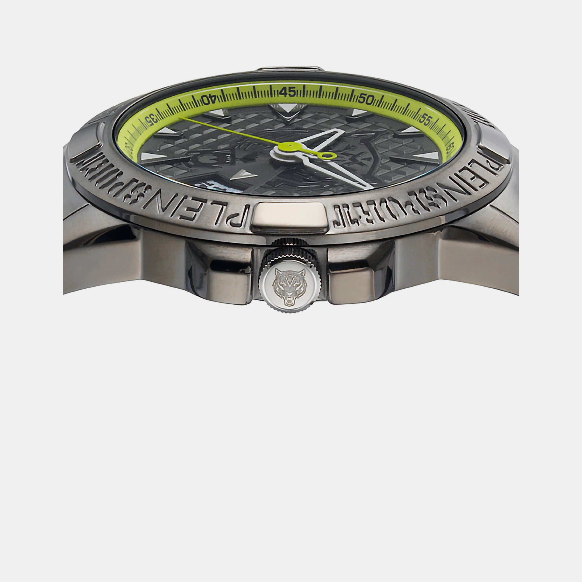 Plein Sports Men Round Black watch