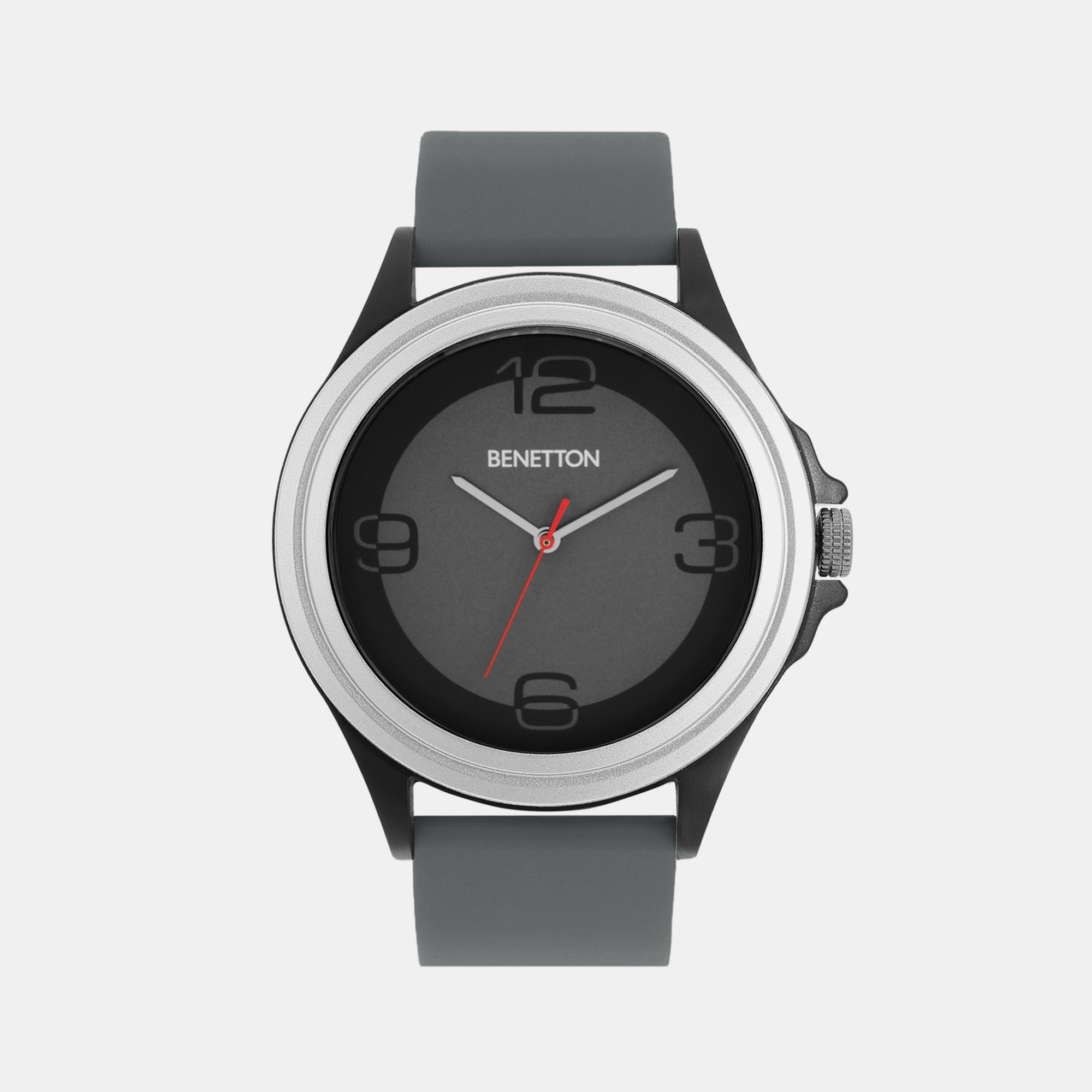 UCB Round Grey Analog watch