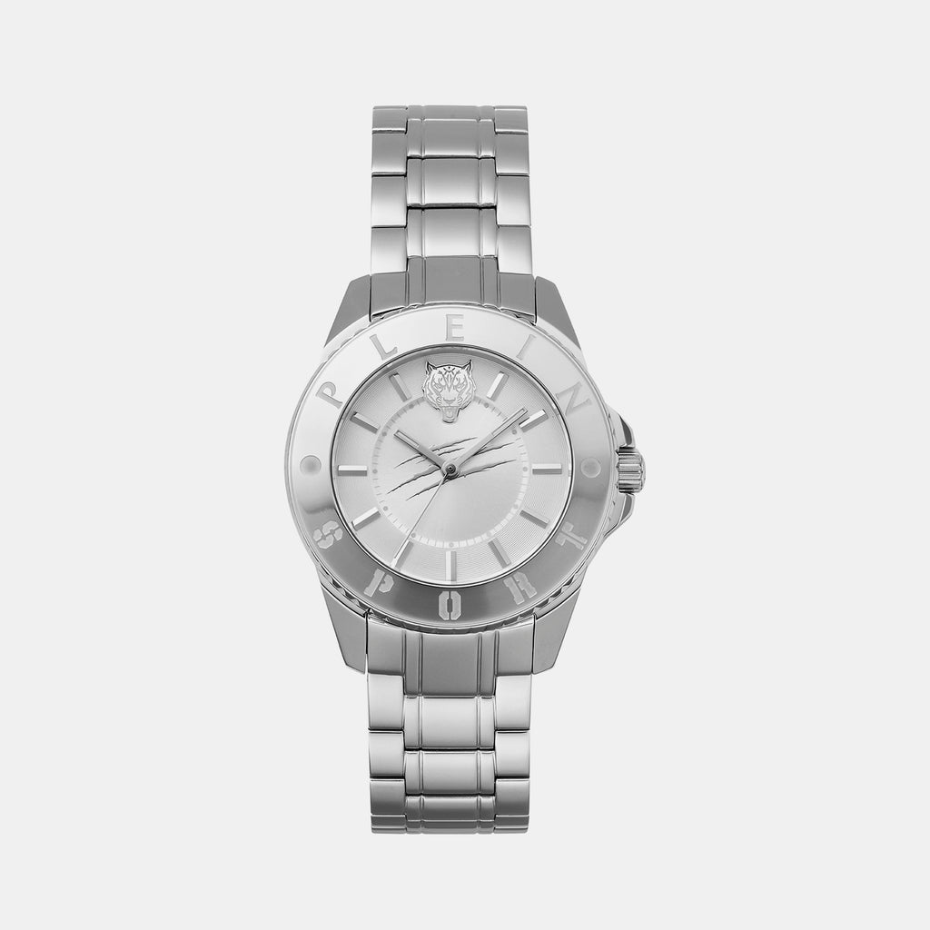 Plein Sports Round Silver Analog watch