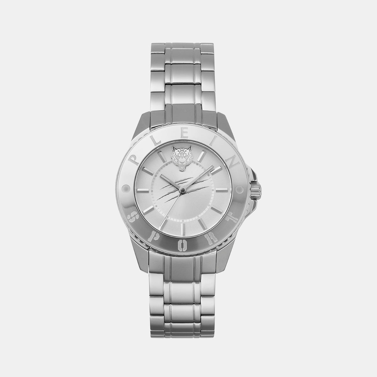 Plein Sports Round Silver Analog watch
