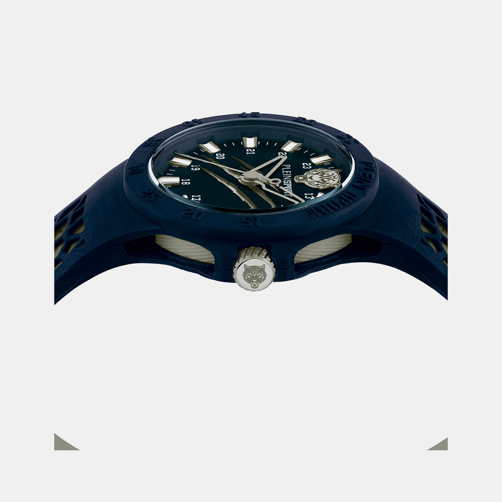 Plein Sports Unisex Round Blue watch