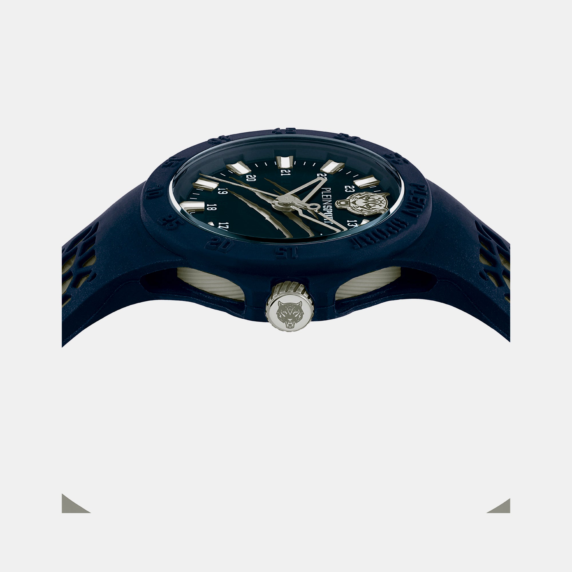 Plein Sports Unisex Round Blue watch