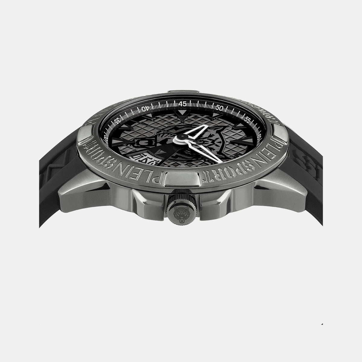Plein Sports Men Round Black watch