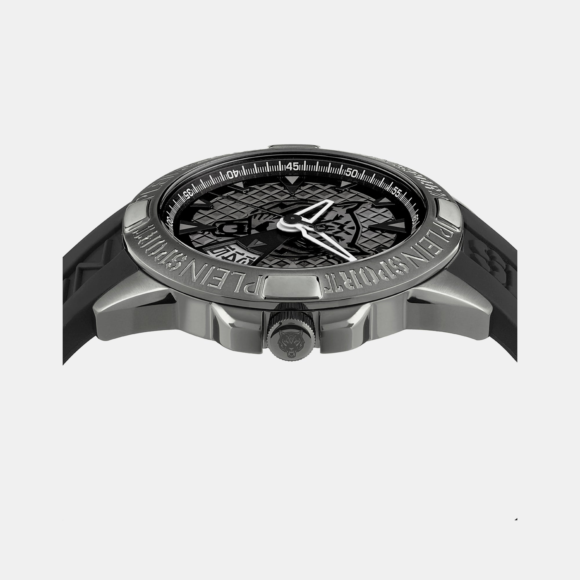 Plein Sports Men Round Black watch