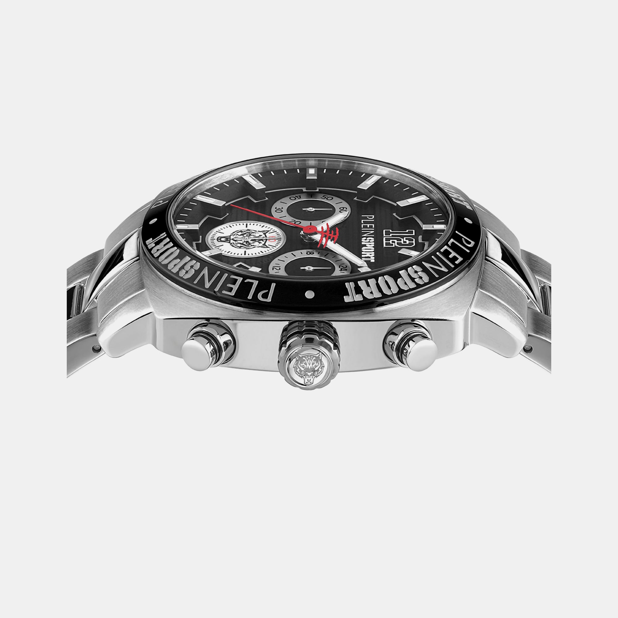 Plein Sports Men Round Black watch